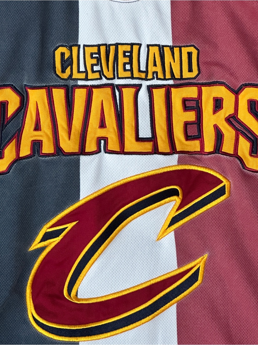 NBA Cleveland Cavaliers Split-Color Vintage Jersey